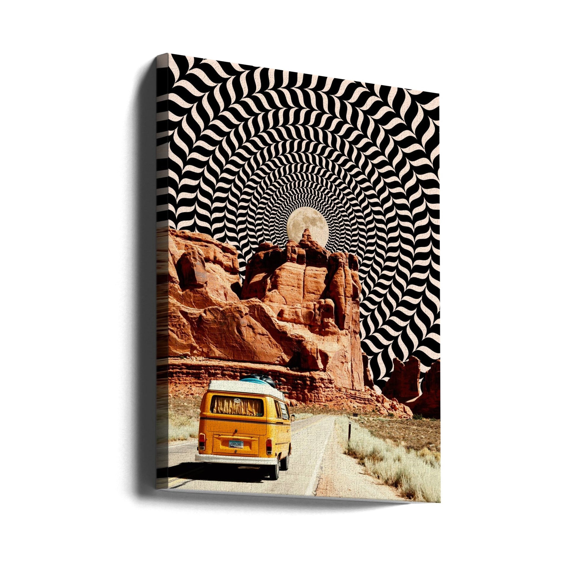 Wall Art The Real Road Trip by Taudalpoi-canvas-DECOROLALA