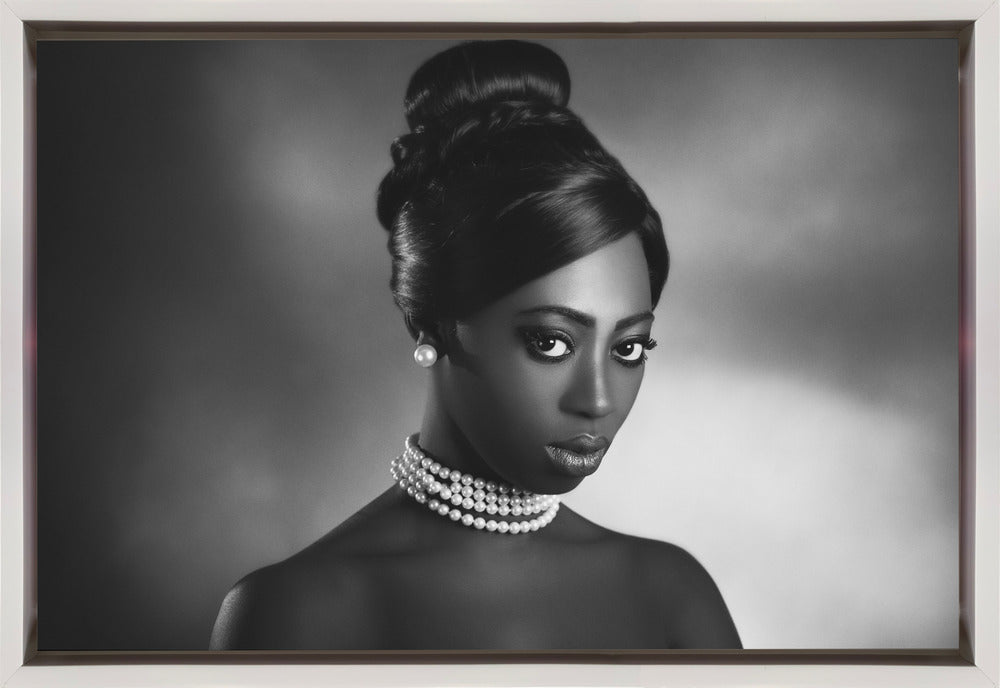 Wall Art The White Pearls by Peppe Tamb-Canvas Print-DECOROLALA