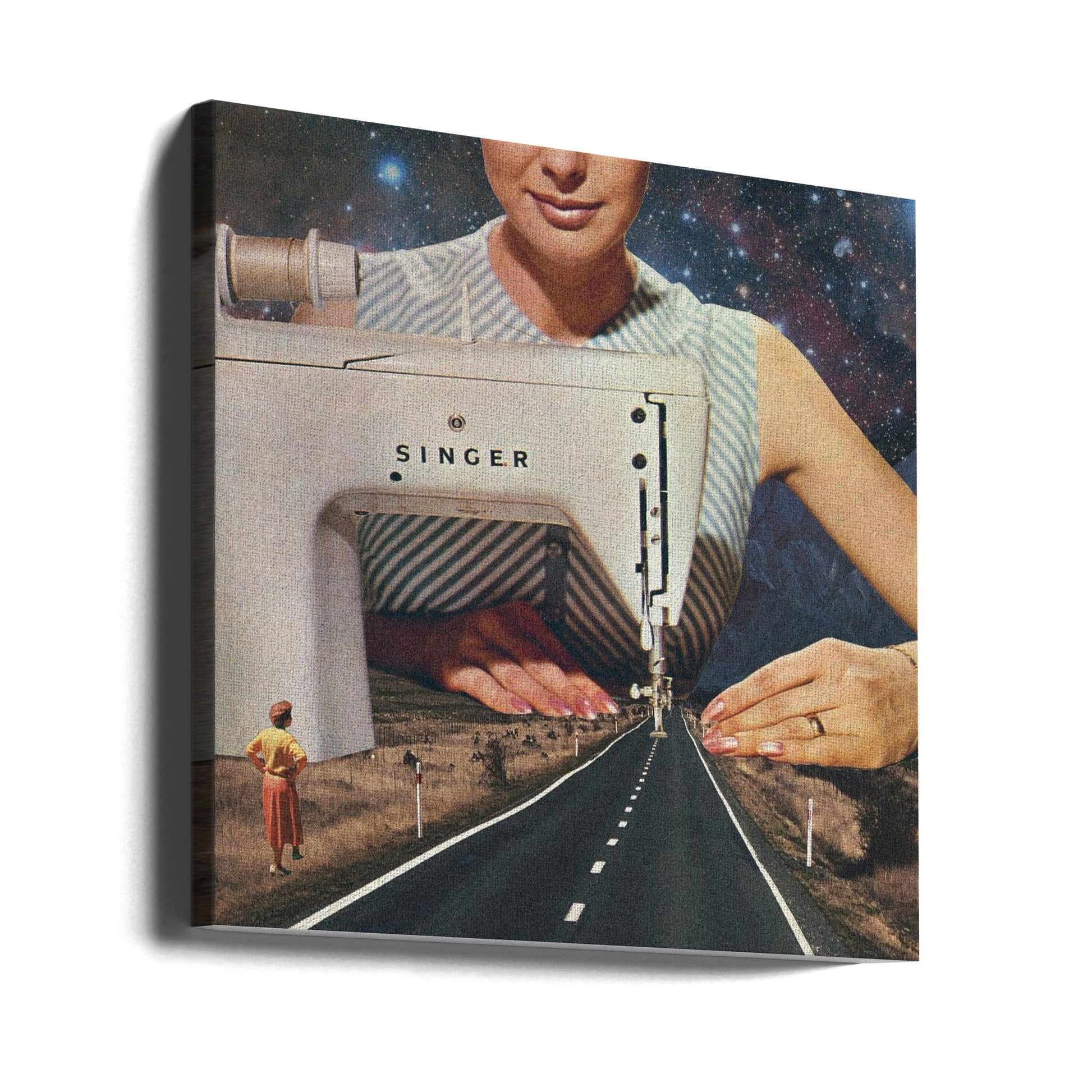Wall Art This Is How a Road Gets Made-Canvas Print-DECOROLALA