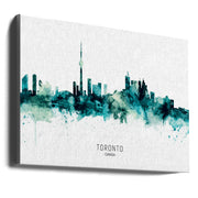 Wall Art Toronto Canada Skyline by Michael Tompsett-Canvas Print-DECOROLALA