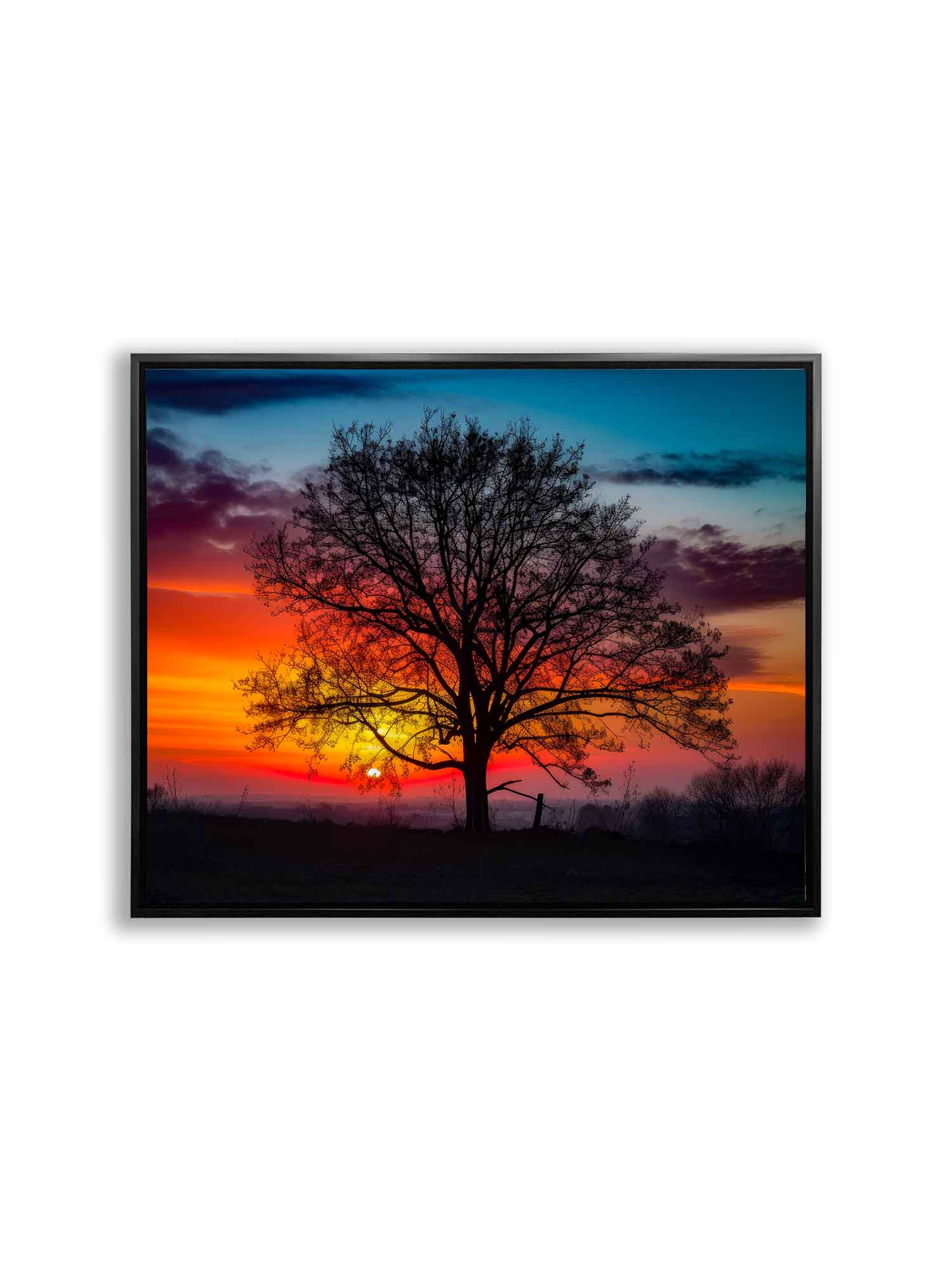 Wall Art Tranquil Sunset Canvas Print 48x36-Wall Art-DECOROLALA