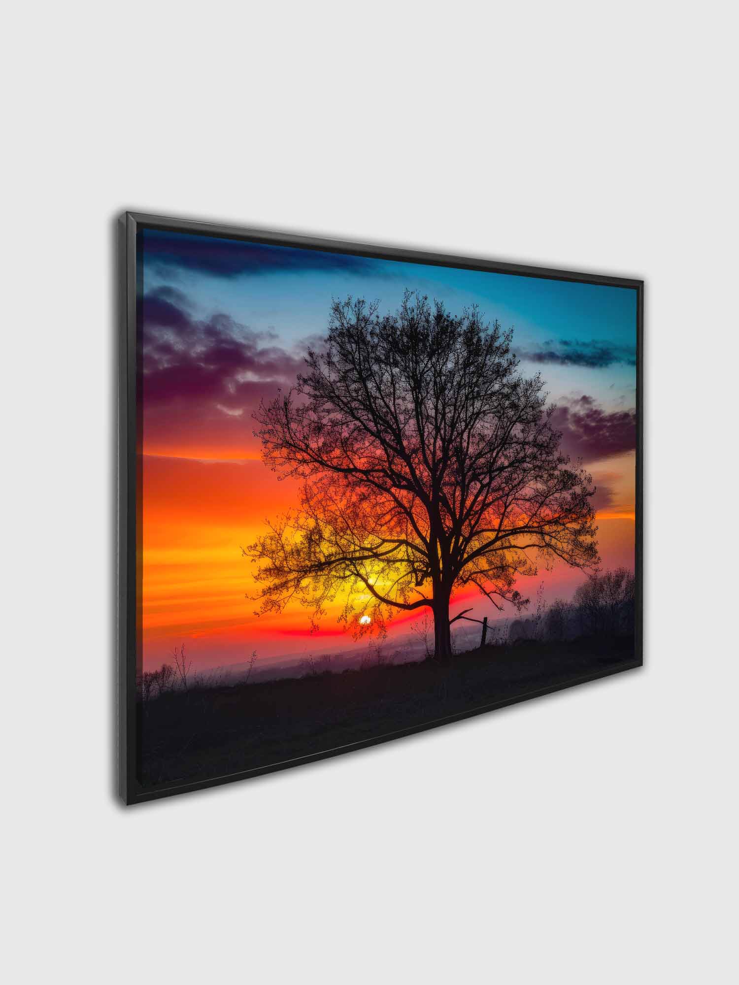 Wall Art Tranquil Sunset Canvas Print 48x36-Wall Art-DECOROLALA