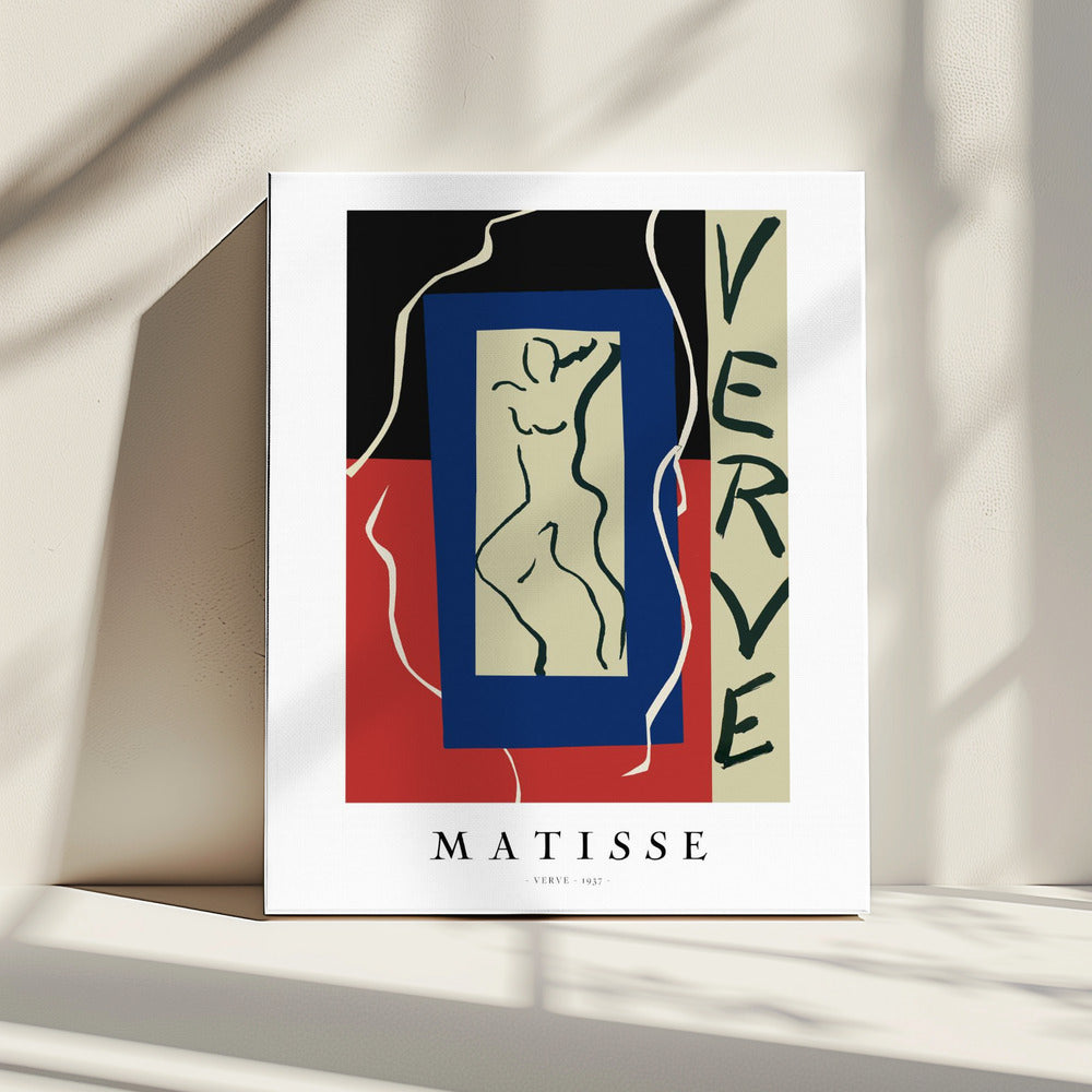 Wall Art Verve 1937 Border by Henri Matisse-canvas prints-DECOROLALA
