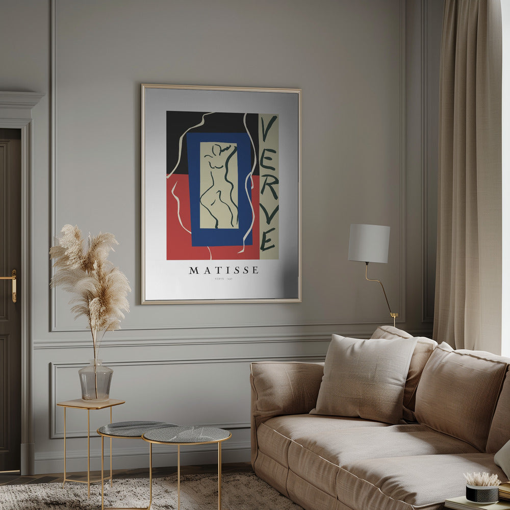 Wall Art Verve 1937 Border by Henri Matisse-canvas prints-DECOROLALA