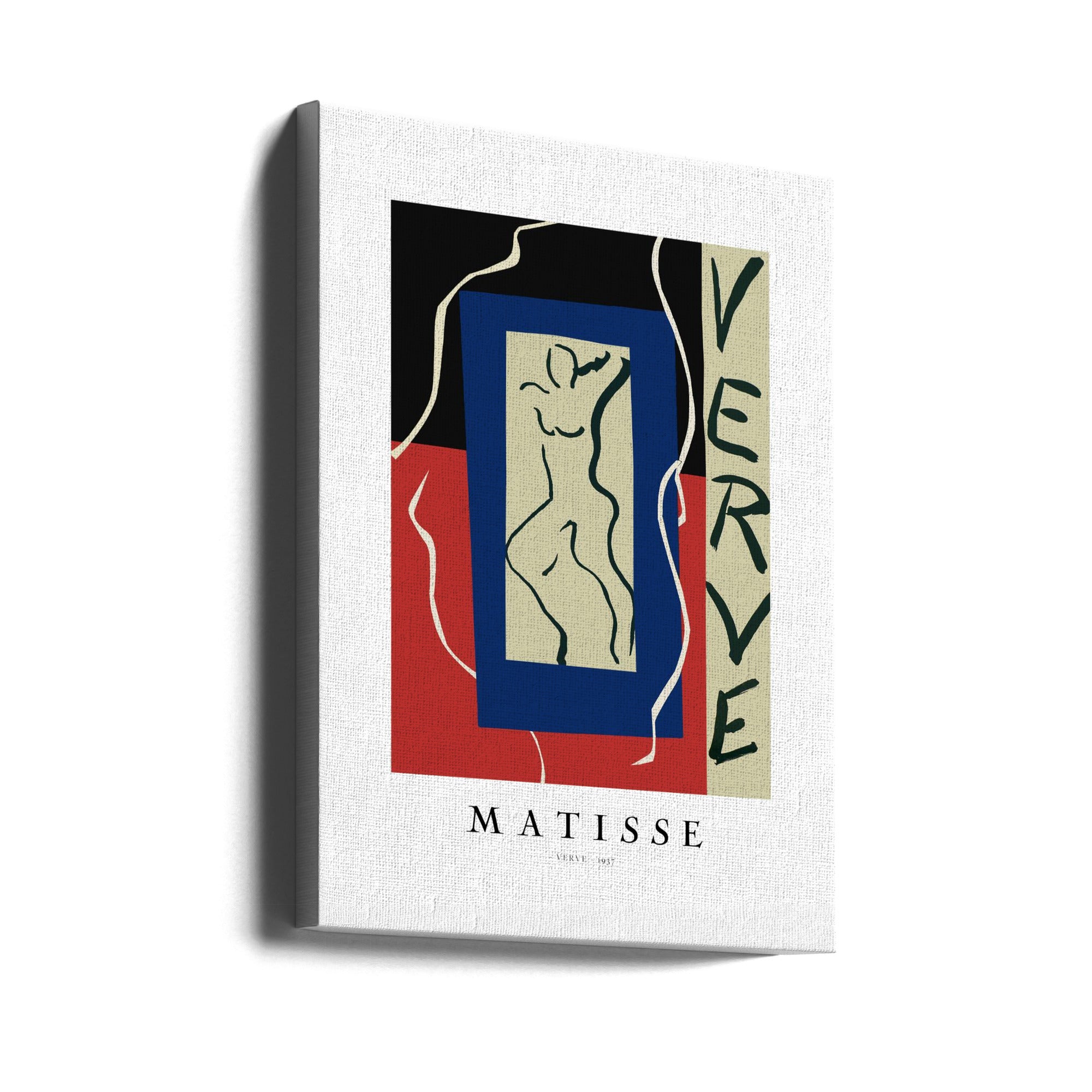 Wall Art Verve 1937 Border by Henri Matisse-canvas prints-DECOROLALA