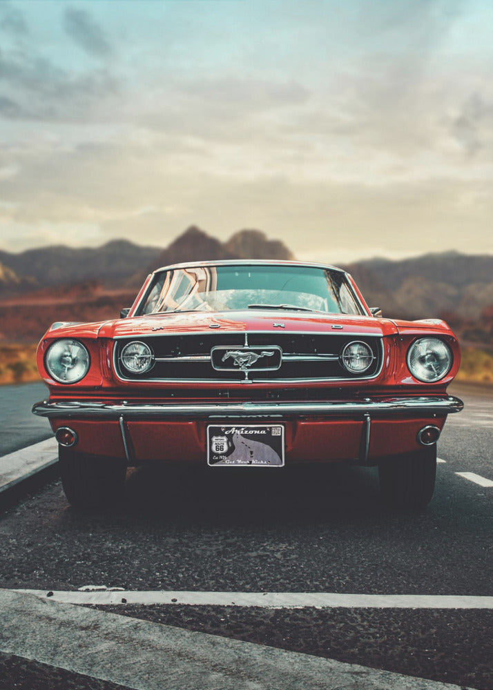 Wall Art Vintage Car Love by Fadil Roze-canvas-DECOROLALA