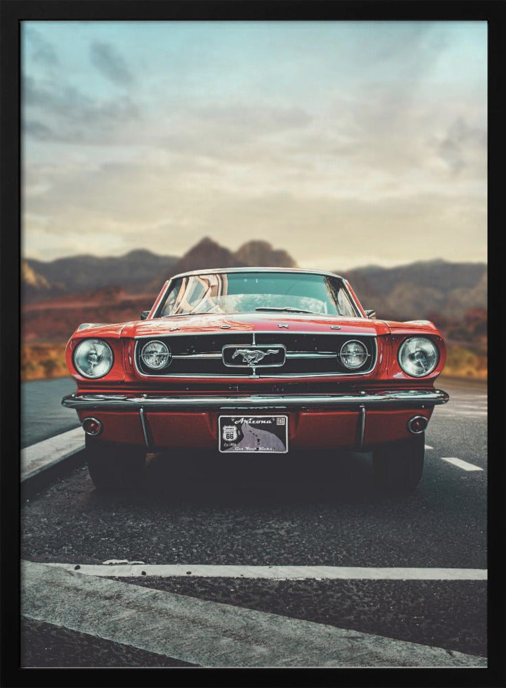 Wall Art Vintage Car Love by Fadil Roze-canvas-DECOROLALA