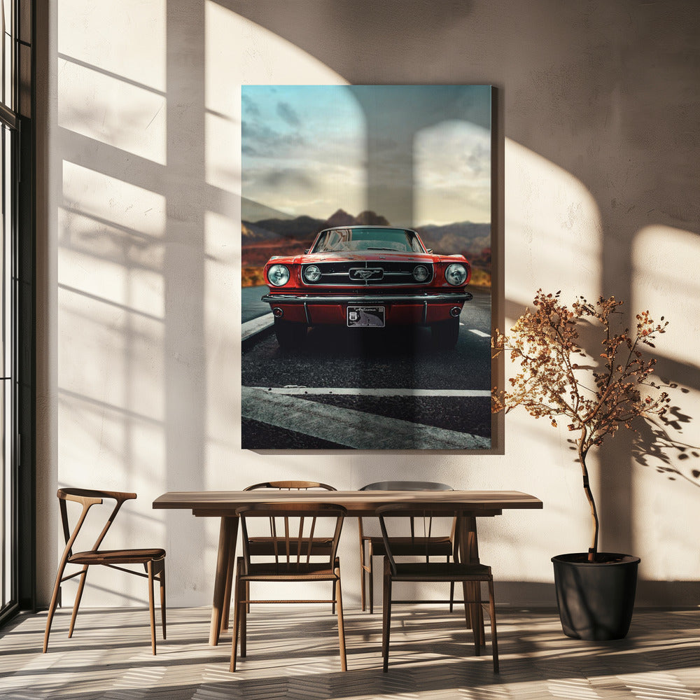 Wall Art Vintage Car Love by Fadil Roze-canvas-DECOROLALA