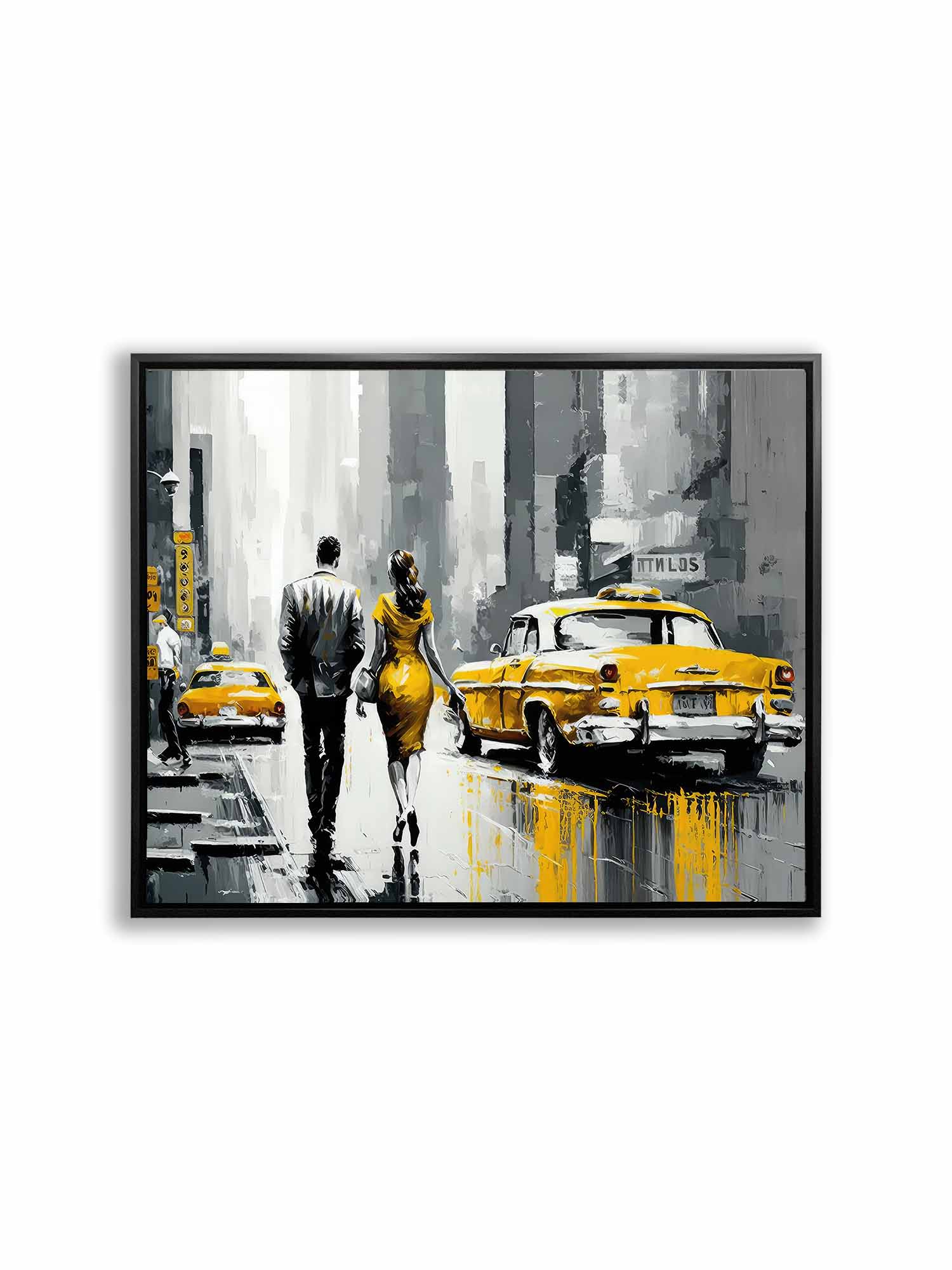 Wall Art-Vintage New York Scene-Canvas Print-Wall Art-DECOROLALA