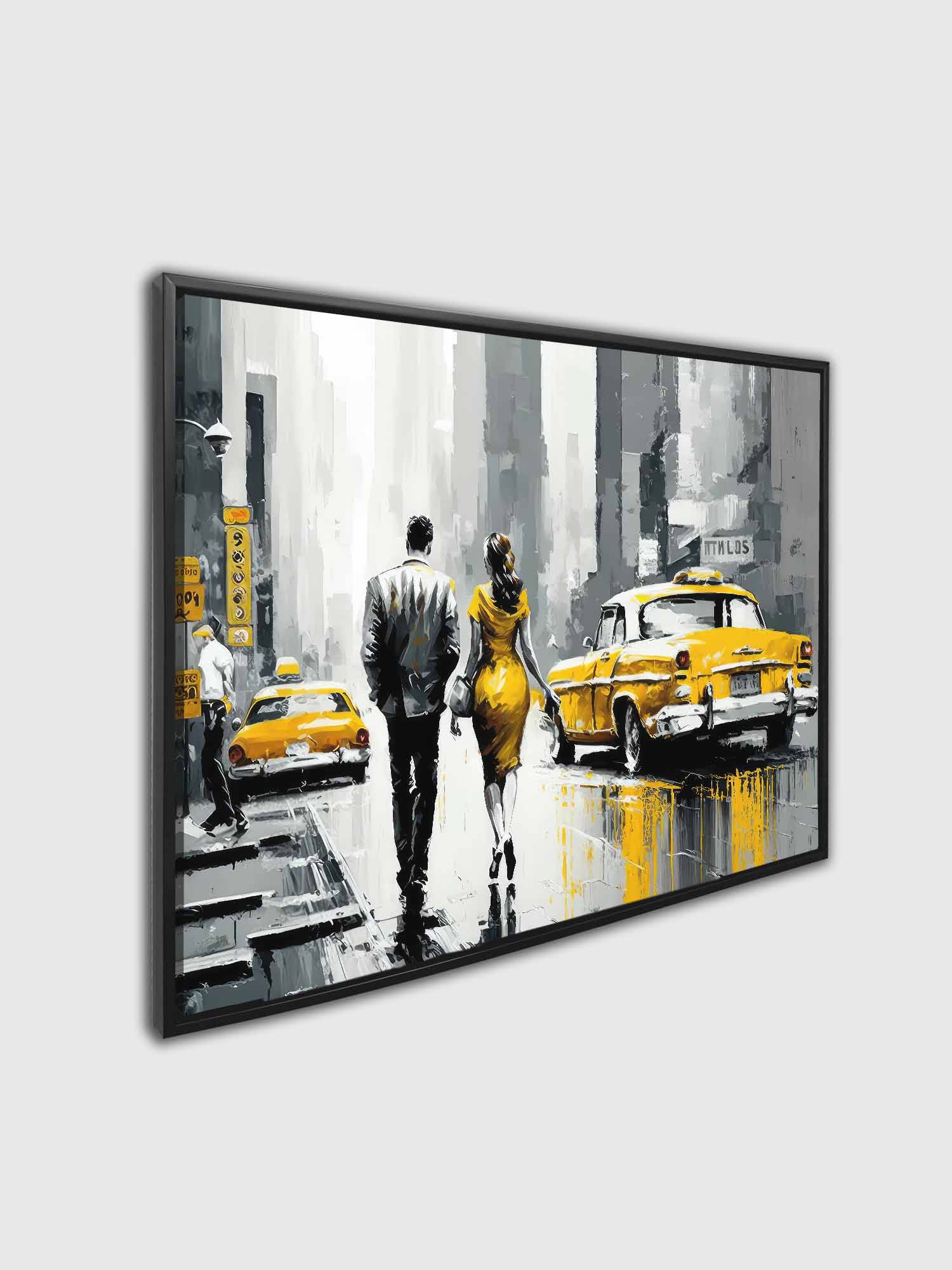 Wall Art-Vintage New York Scene-Canvas Print-Wall Art-DECOROLALA