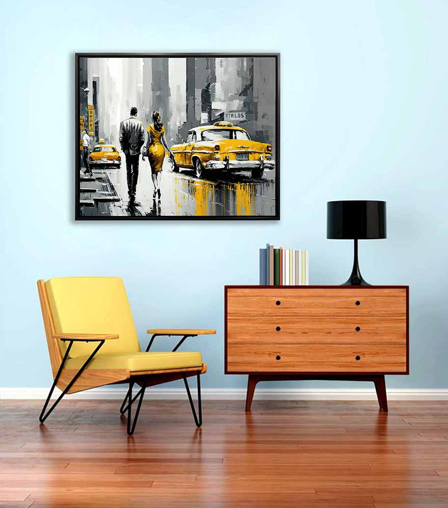 Wall Art-Vintage New York Scene-Canvas Print-Wall Art-DECOROLALA