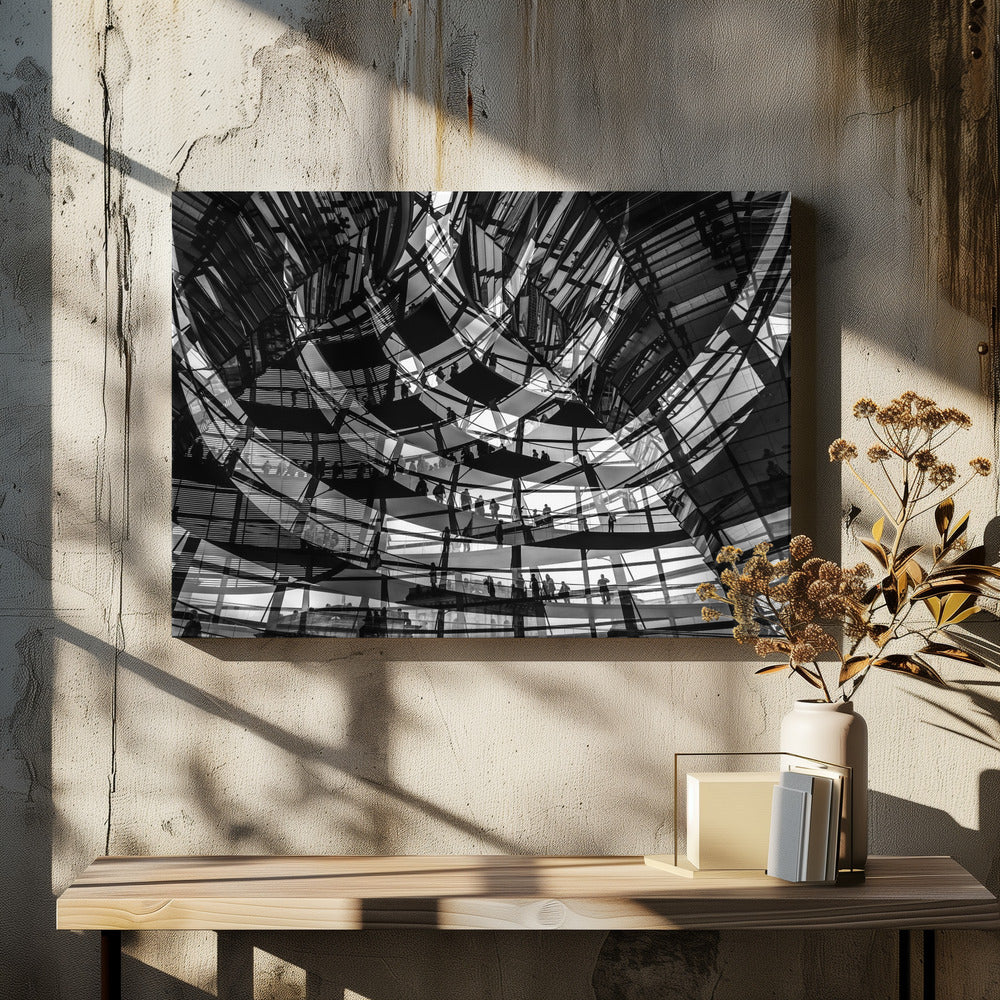 Wall Art Visitors by Klaus Lenzen-canvas-DECOROLALA