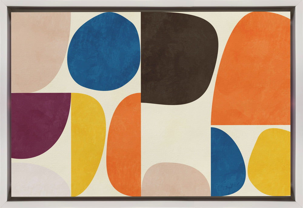 Wall Art Vivid Bauhaus by Ana Rut Bre-canvas-DECOROLALA