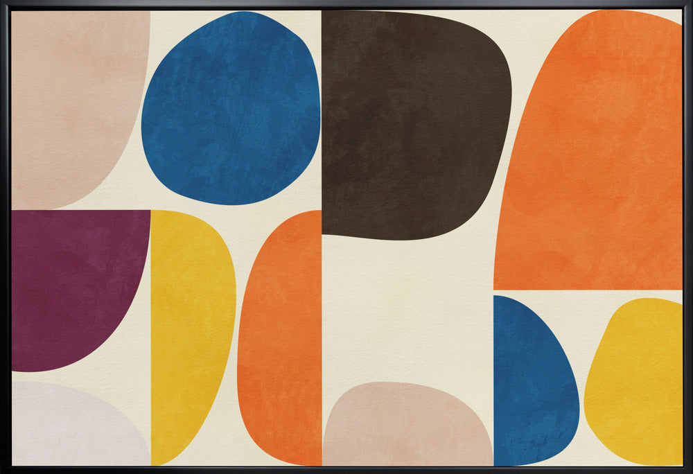 Wall Art Vivid Bauhaus by Ana Rut Bre-canvas-DECOROLALA