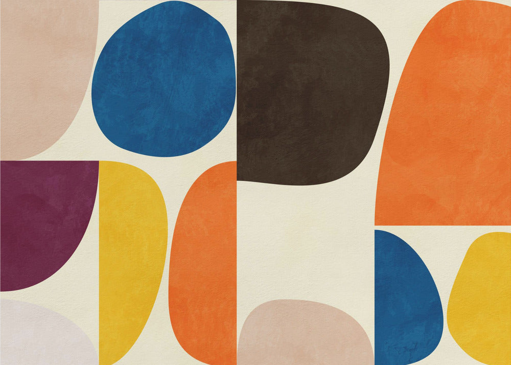 Wall Art Vivid Bauhaus by Ana Rut Bre-canvas-DECOROLALA