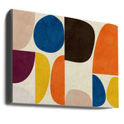 Wall Art Vivid Bauhaus by Ana Rut Bre-canvas-DECOROLALA