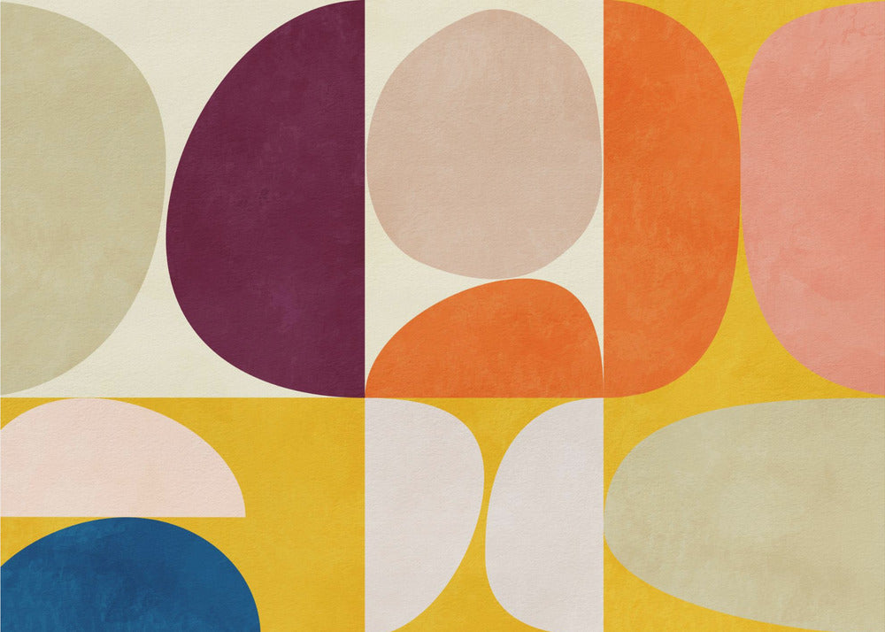 Wall Art Vivid Bauhaus2 by Ana Rut Bre-canvas-DECOROLALA
