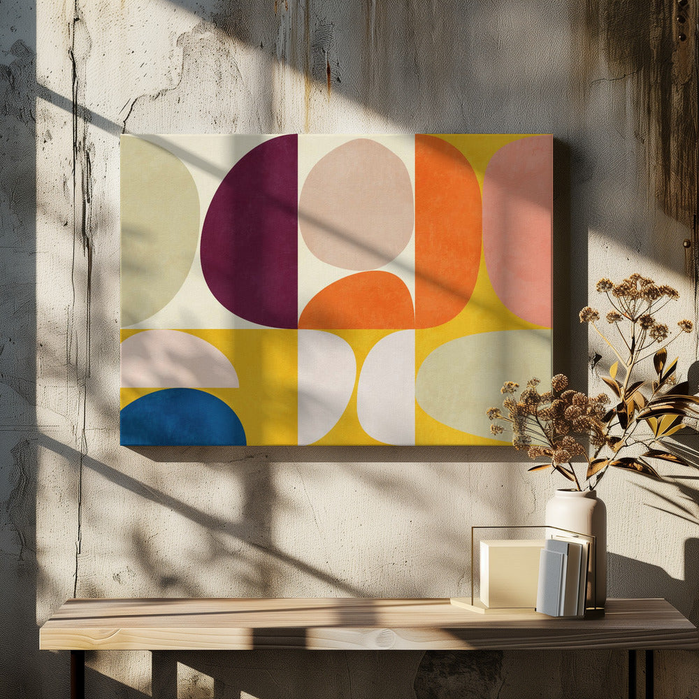 Wall Art Vivid Bauhaus2 by Ana Rut Bre-canvas-DECOROLALA