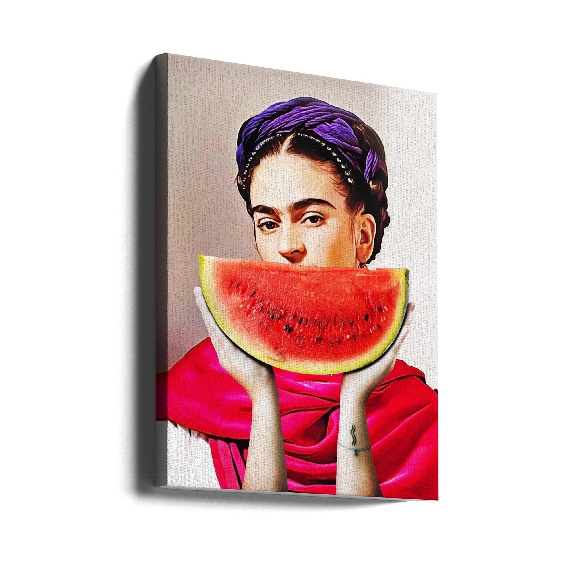 Wall Art Watermelon Frida by Dikhotomy-canvas-DECOROLALA