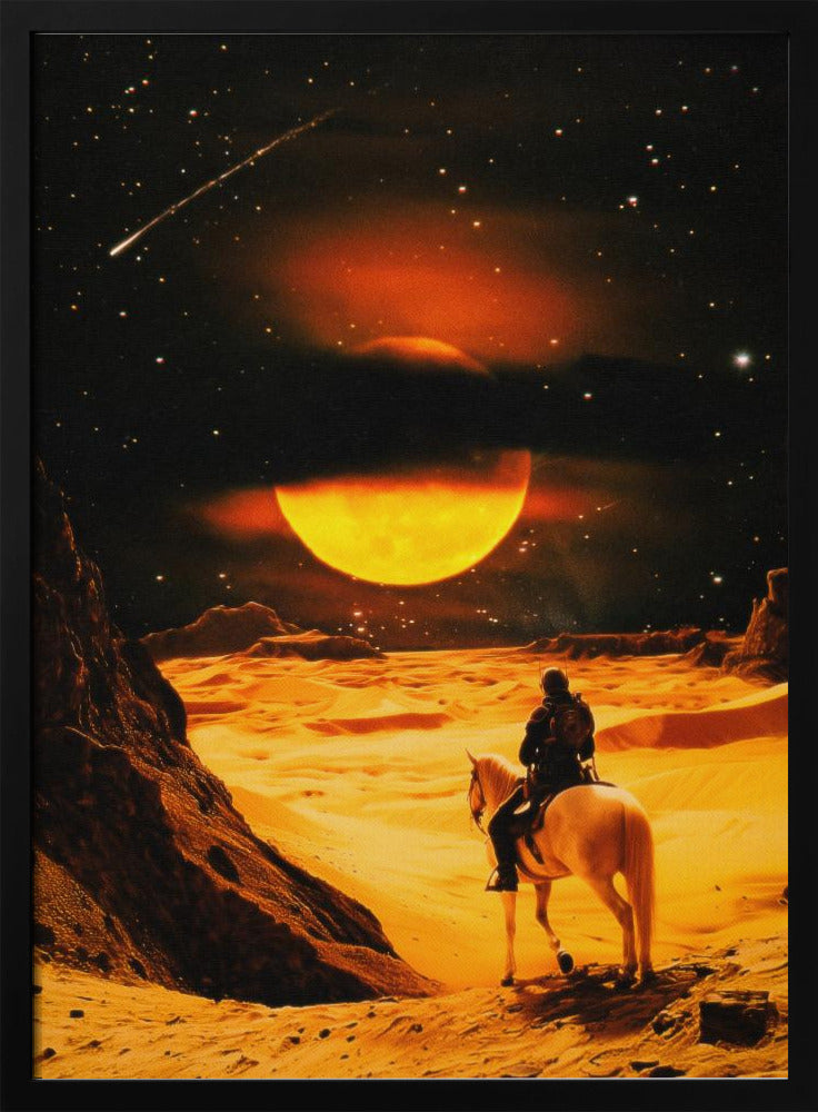 Wall Art Western Space Adventure by Taudalpoi-Canvas Print-DECOROLALA