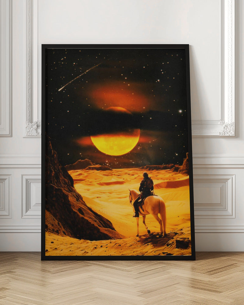 Wall Art Western Space Adventure by Taudalpoi-Canvas Print-DECOROLALA