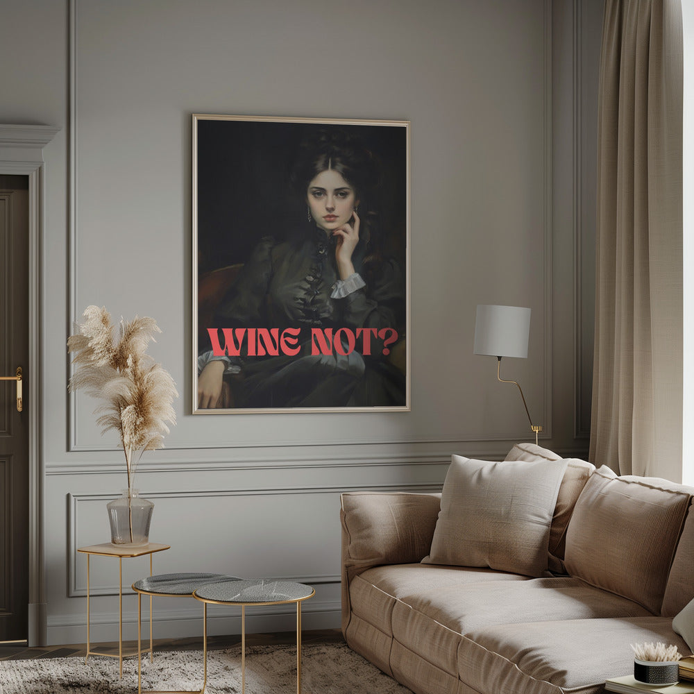 Wall Art Wine Not? By The Art Concept-Canvas Print-DECOROLALA