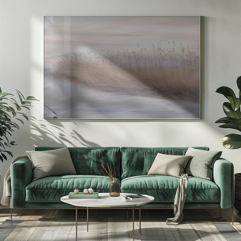 Wall Art Winter Reed by Christina Sillen-Canvas Print-DECOROLALA