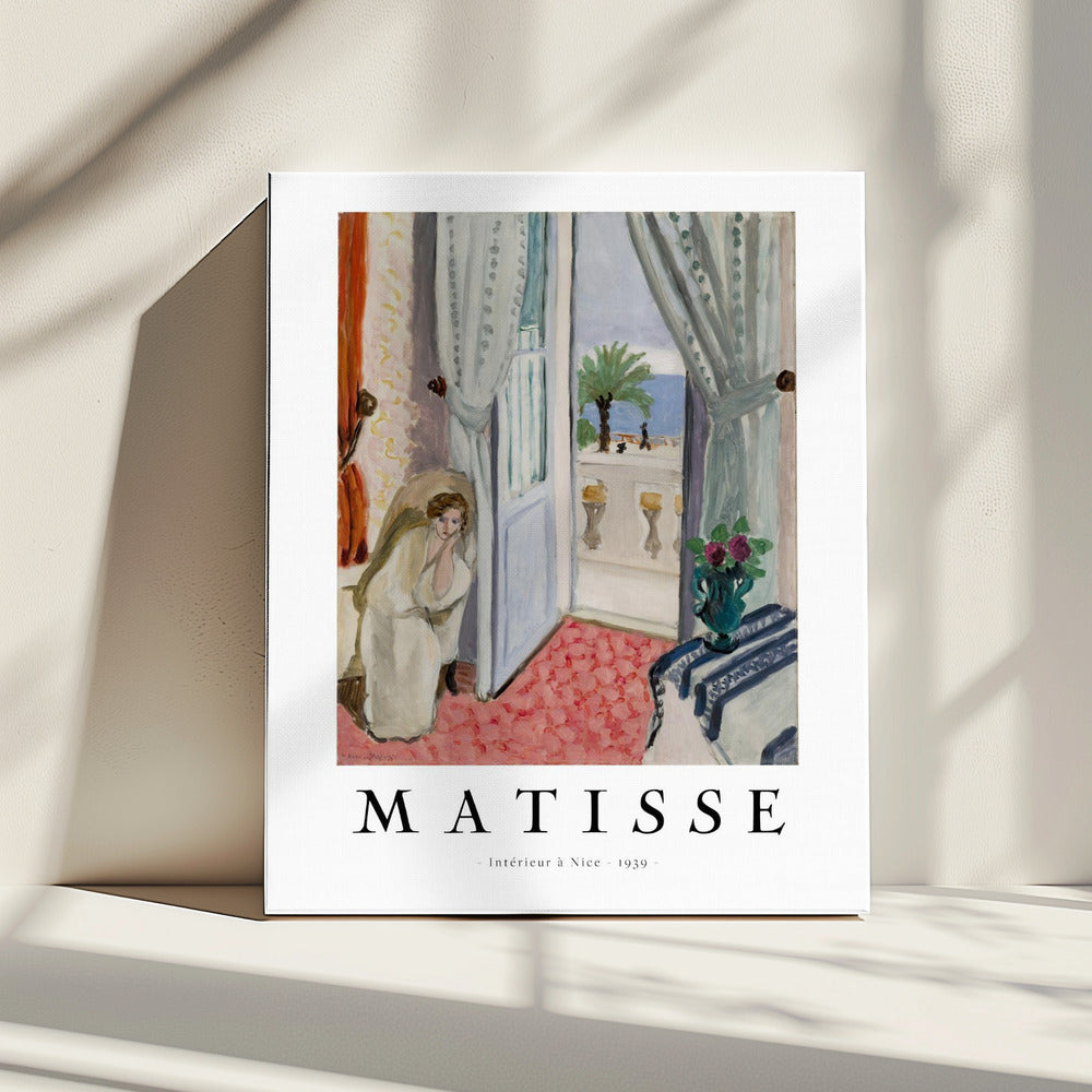 Wall Art by Henri Matisse - Nice Interior-canvas prints-DECOROLALA