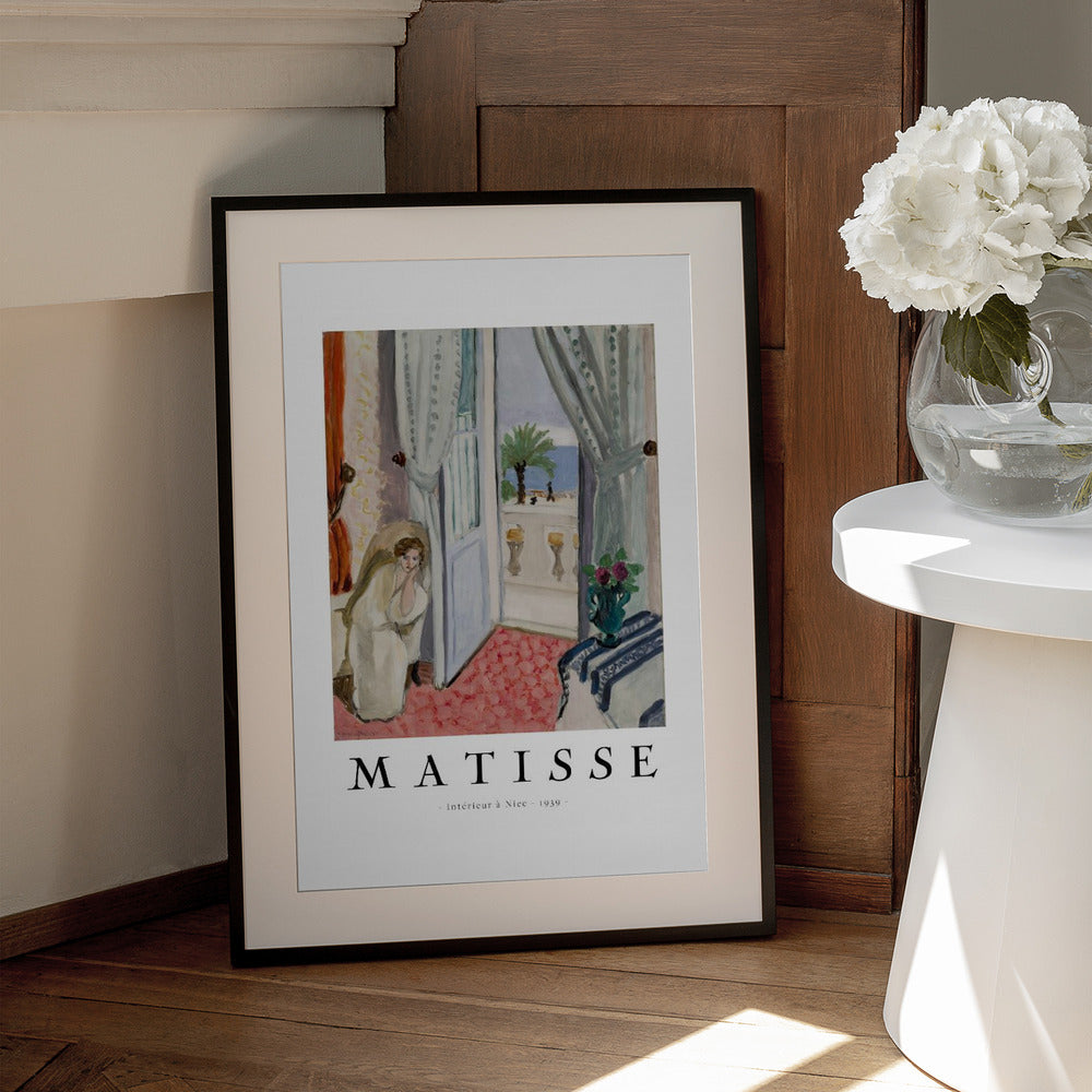Wall Art by Henri Matisse - Nice Interior-canvas prints-DECOROLALA