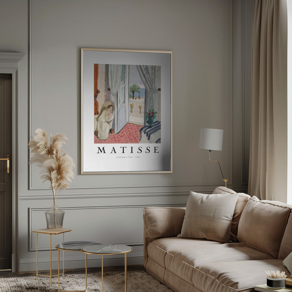 Wall Art by Henri Matisse - Nice Interior-canvas prints-DECOROLALA
