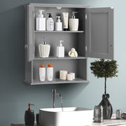Wall Mount Bathroom Storage Cabinet-Dark Gray-Wall Cabinets-DECOROLALA