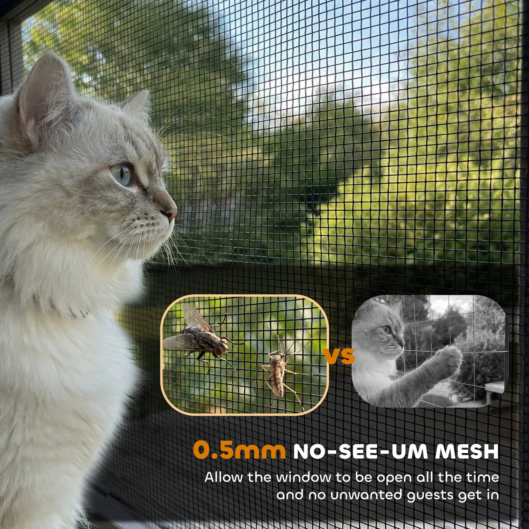 Wall-Mounted 2-Level Outdoor Catio - Grey 51.2"-DECOROLALA
