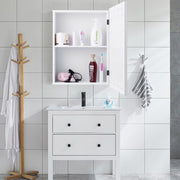Wall Mounted Adjustable Medicine Storage Mirror Cabinet-Wall Cabinets-DECOROLALA