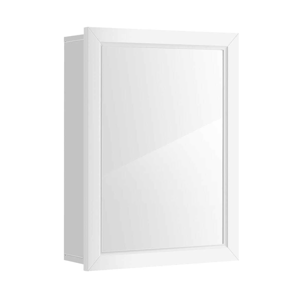 Wall Mounted Adjustable Medicine Storage Mirror Cabinet-Wall Cabinets-DECOROLALA
