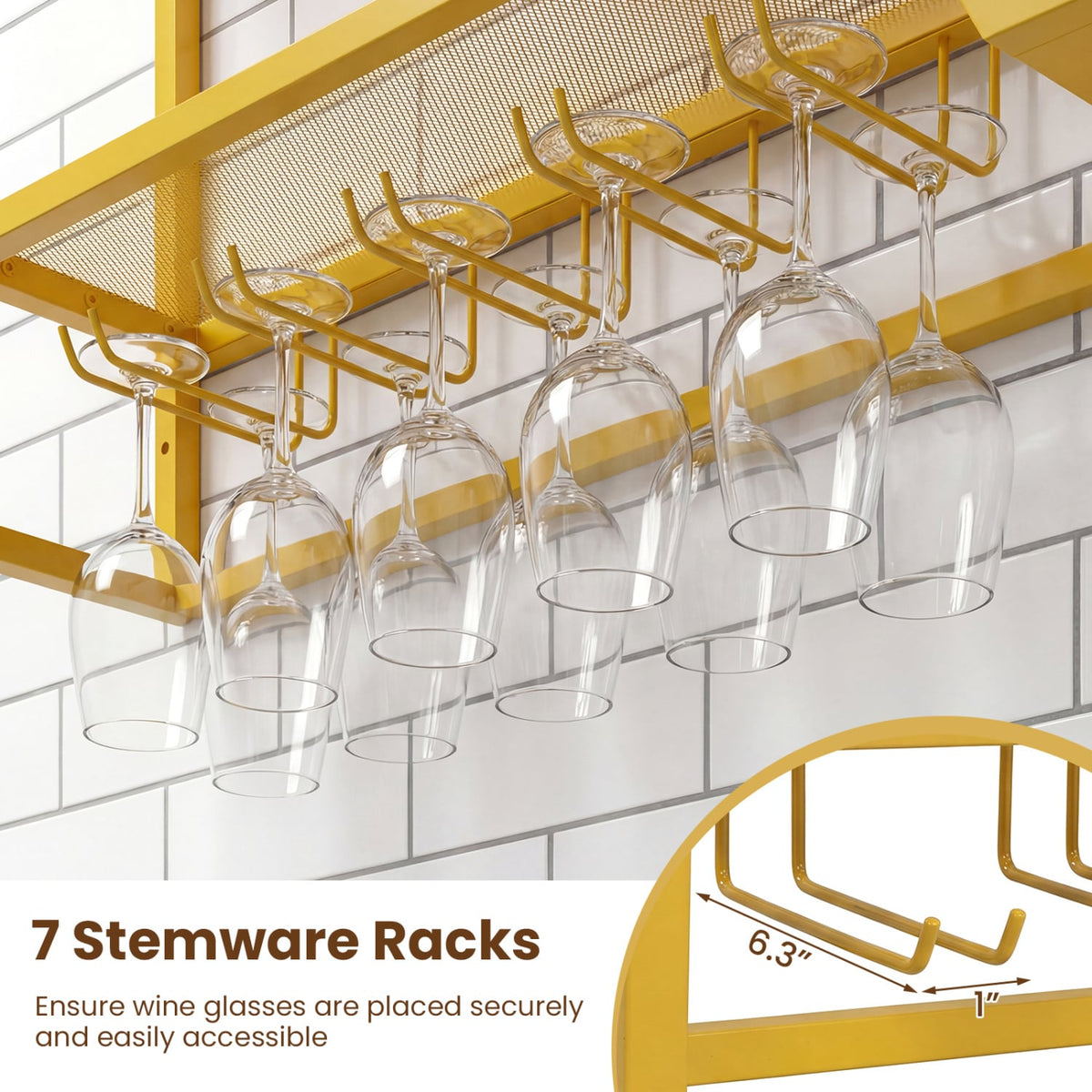 Wall Mounted Wine Rack 47