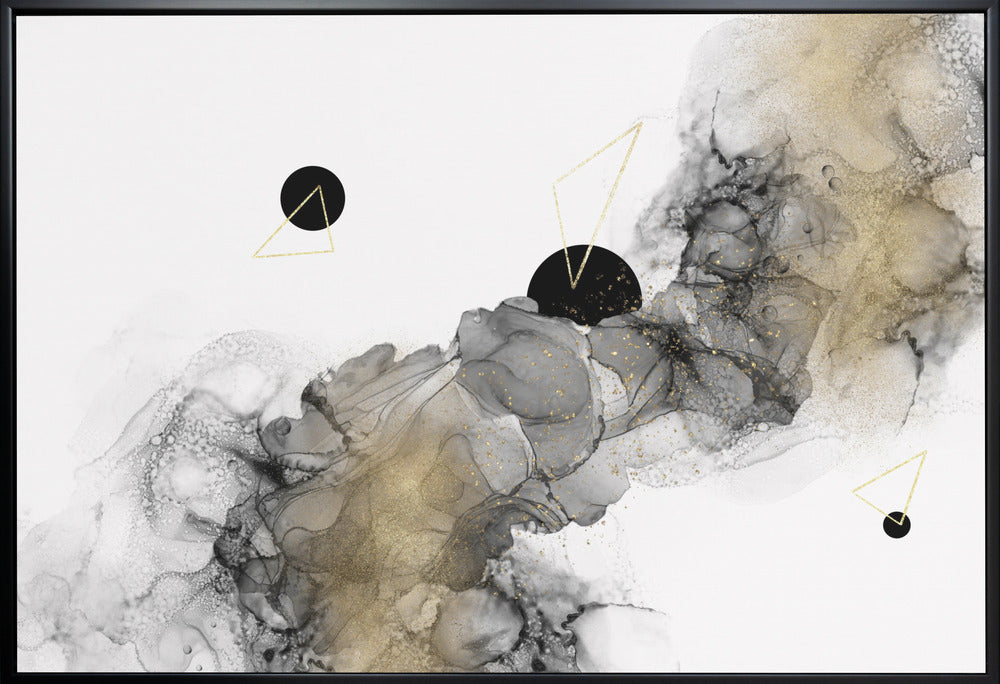 Wall art ALCOHOL INK Galaxy abstract-canvas-DECOROLALA