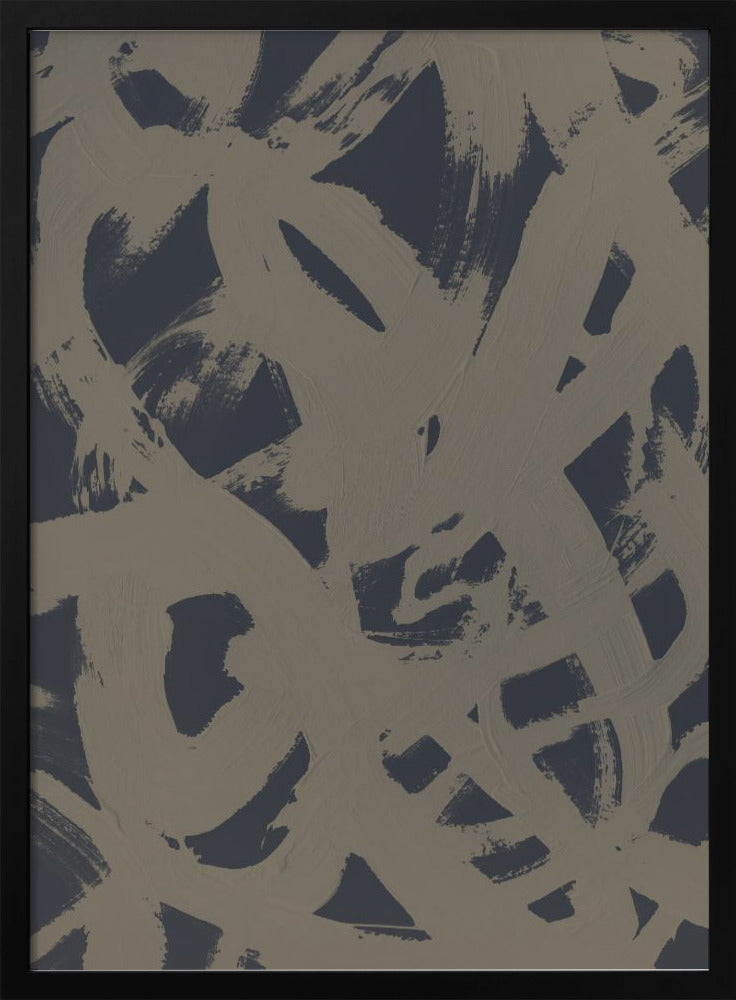 Wall art Abstract Brush Strokes 399Y-canvas-DECOROLALA