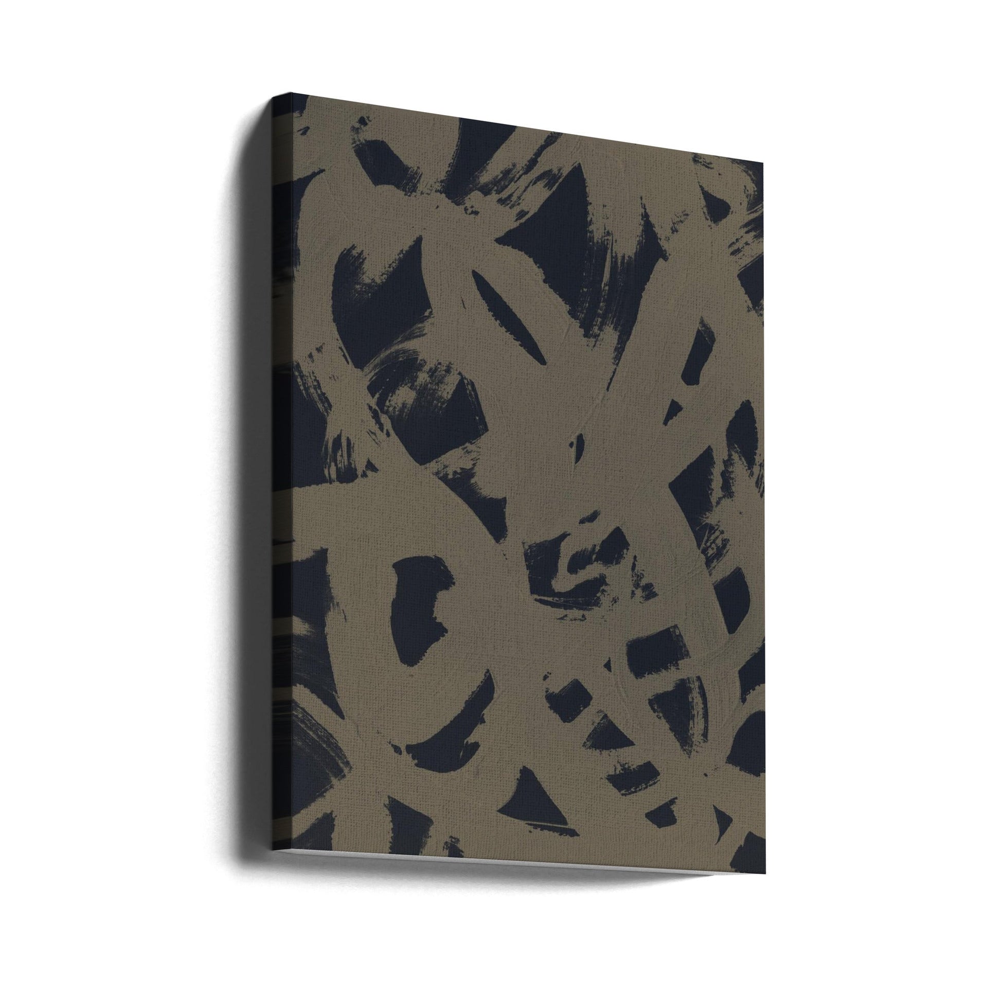 Wall art Abstract Brush Strokes 399Y-canvas-DECOROLALA