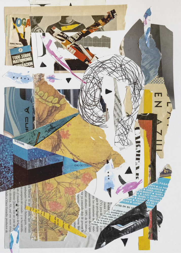 Wall art Abstract collage #2-canvas-DECOROLALA