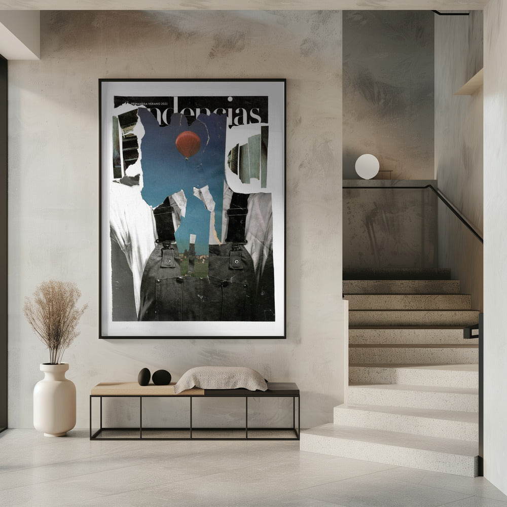 Wall art Abstract collage #3-canvas-DECOROLALA