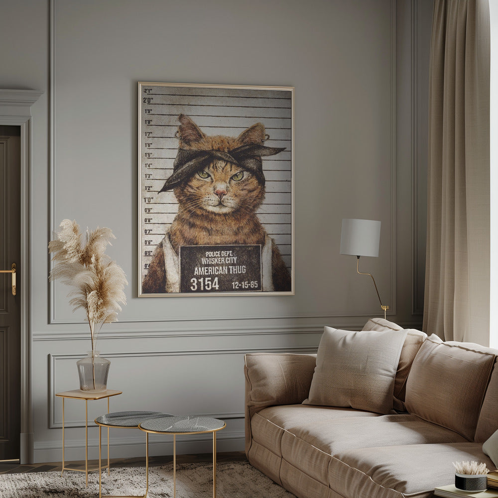 Wall art American Thug-Canvas Print-DECOROLALA