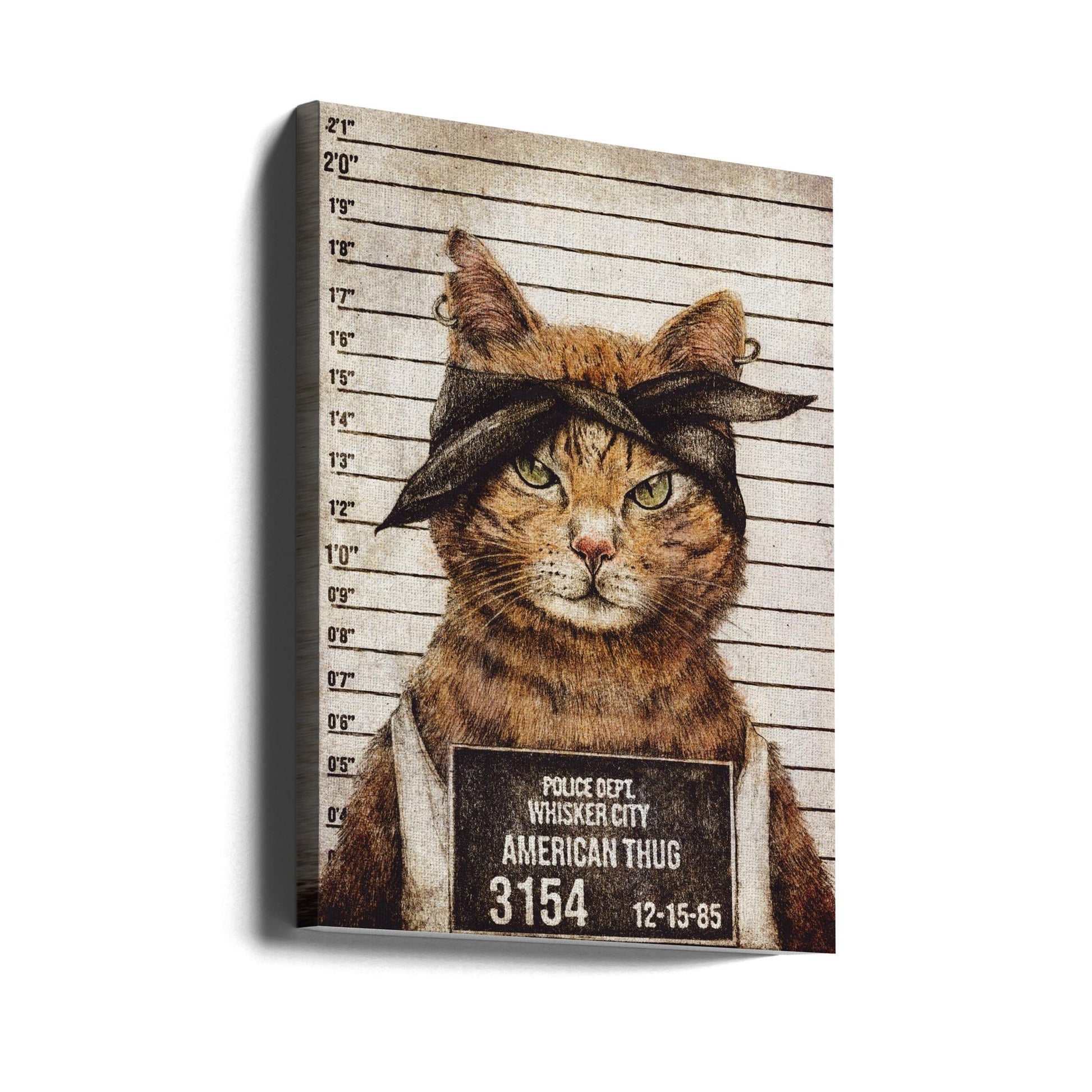 Wall art American Thug-Canvas Print-DECOROLALA