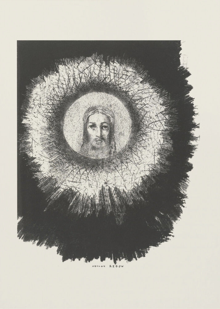 Wall art And the Face of Christ Shone In the Disk of the Sun-canvas-DECOROLALA