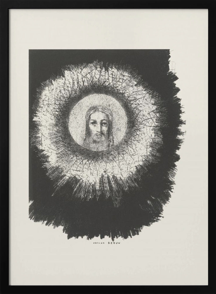 Wall art And the Face of Christ Shone In the Disk of the Sun-canvas-DECOROLALA