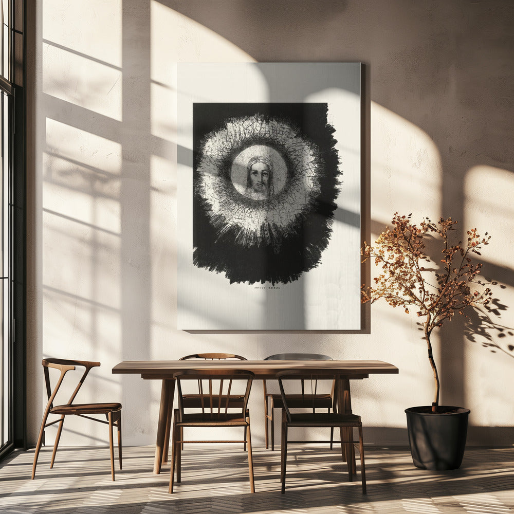 Wall art And the Face of Christ Shone In the Disk of the Sun-canvas-DECOROLALA