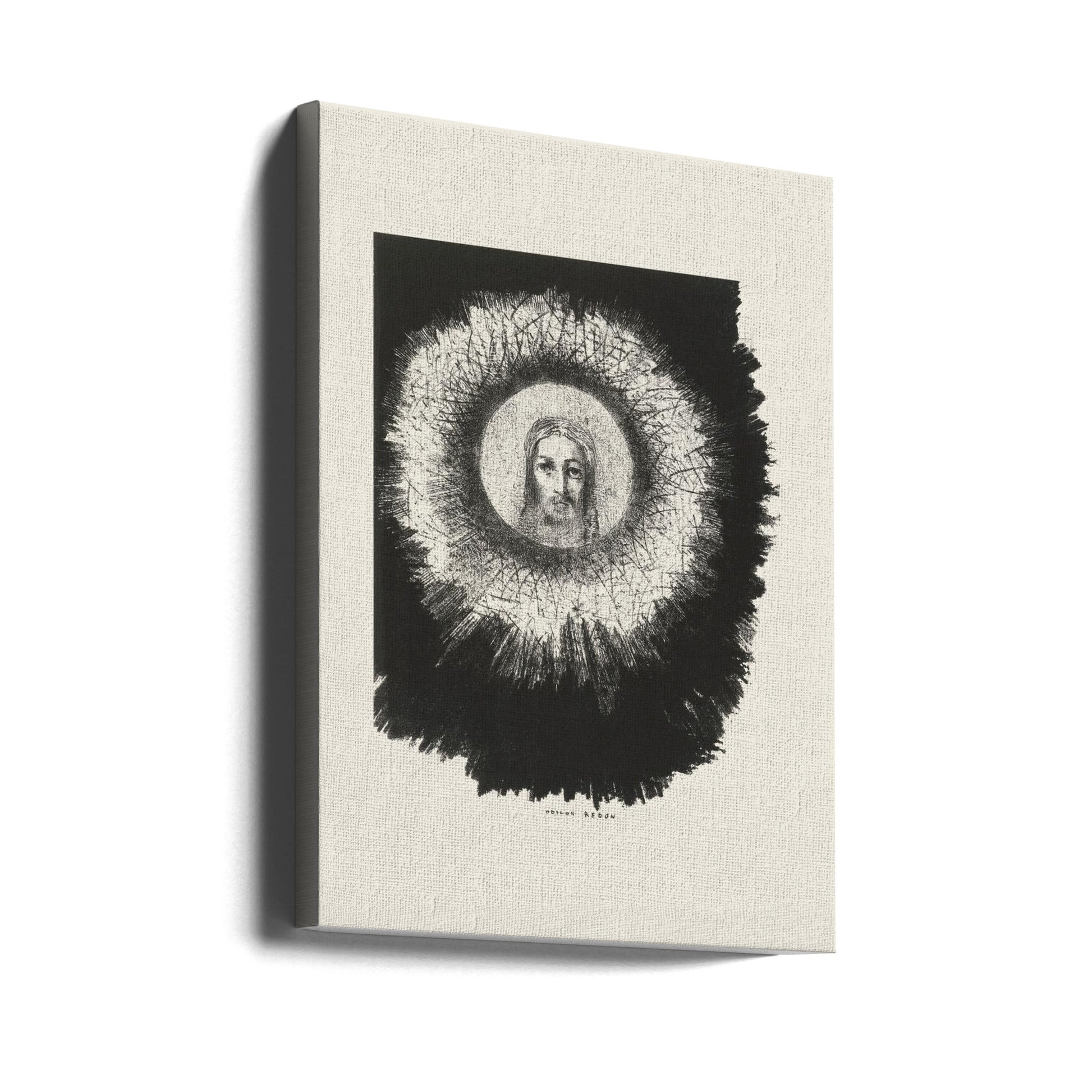 Wall art And the Face of Christ Shone In the Disk of the Sun-canvas-DECOROLALA