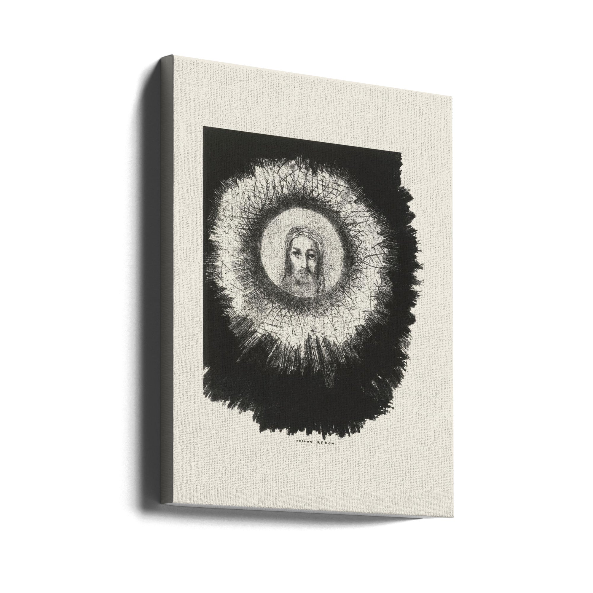 Wall art And the Face of Christ Shone In the Disk of the Sun-canvas-DECOROLALA