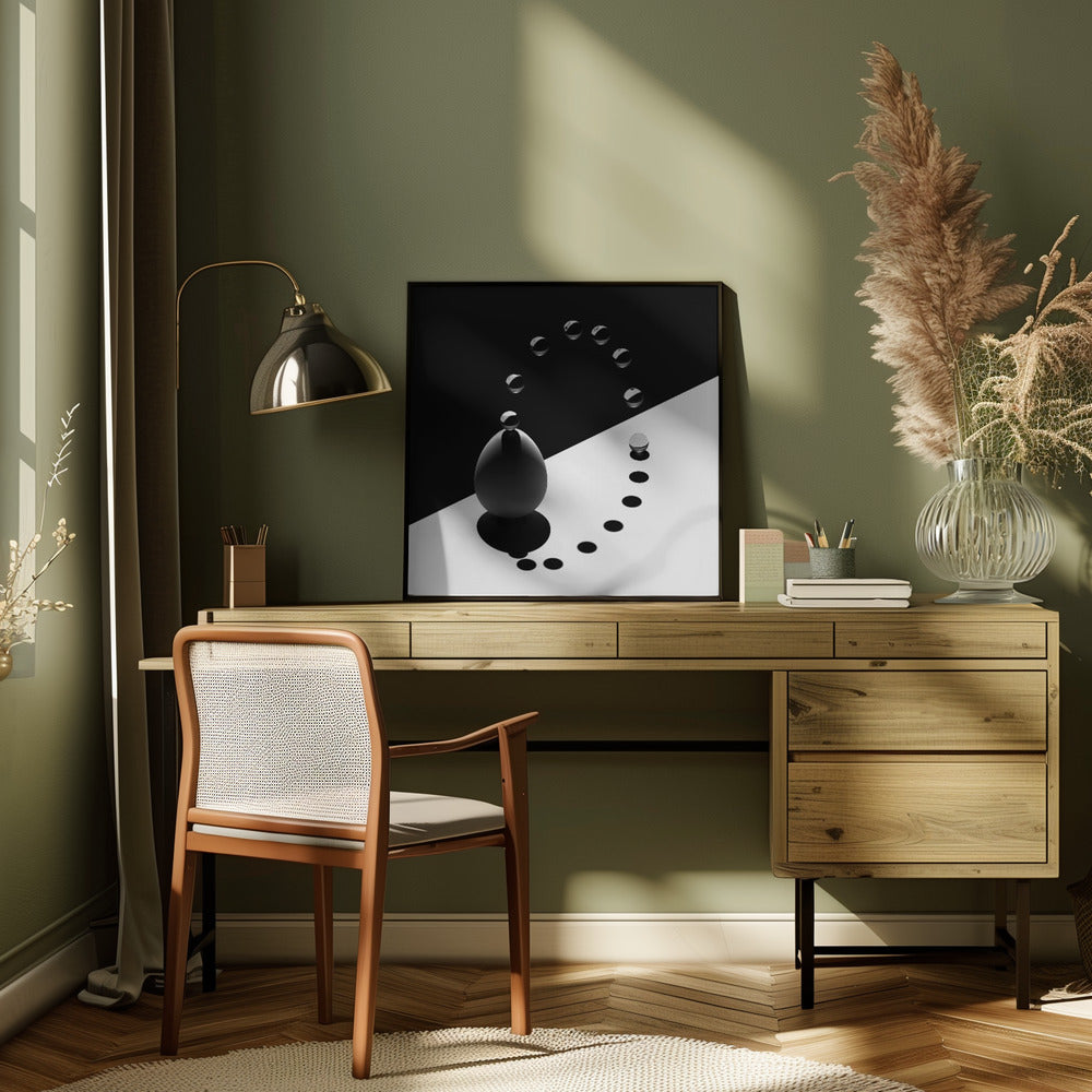 Wall art Arch Drops Egg-Canvas Print-DECOROLALA