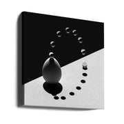 Wall art Arch Drops Egg-Canvas Print-DECOROLALA