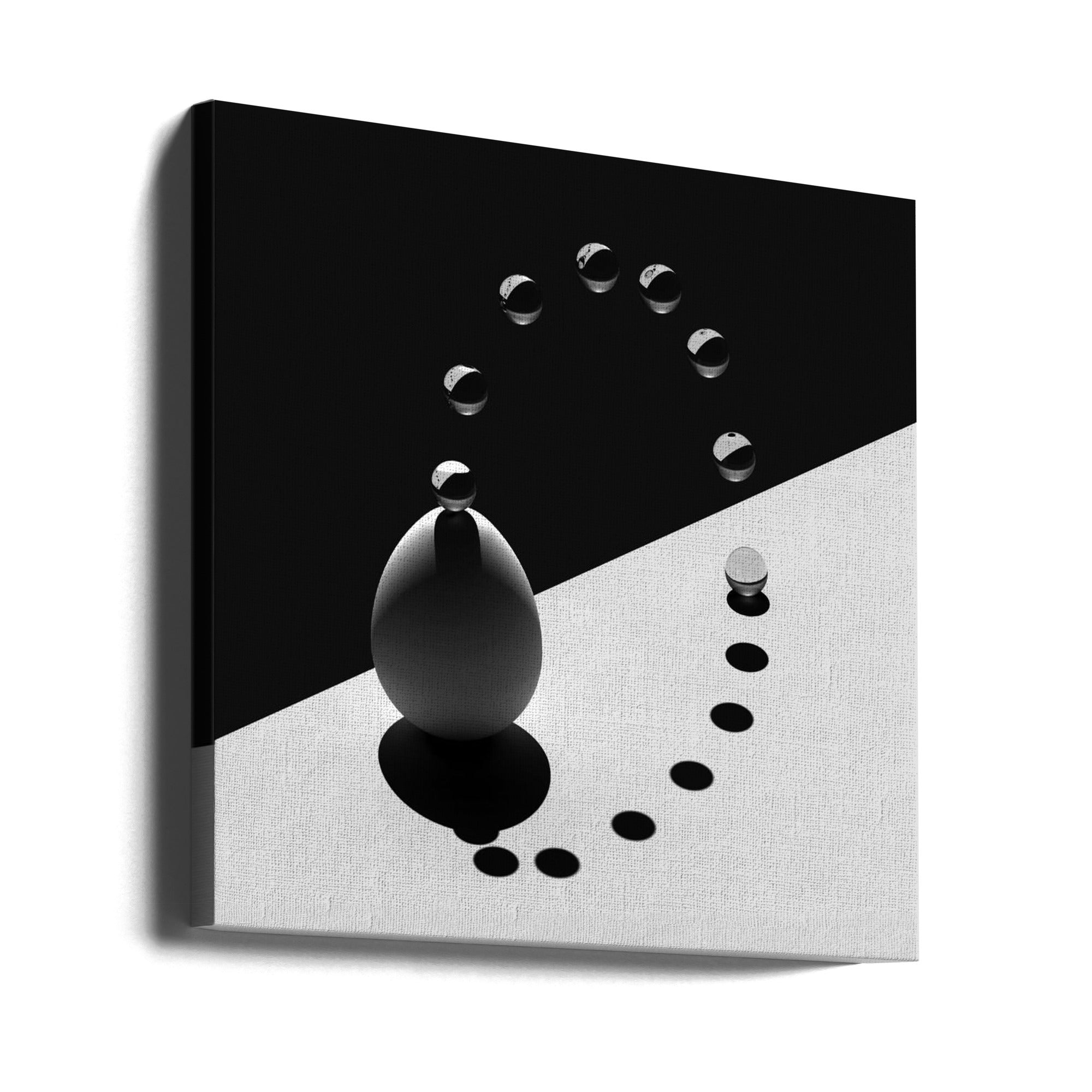 Wall art Arch Drops Egg-Canvas Print-DECOROLALA